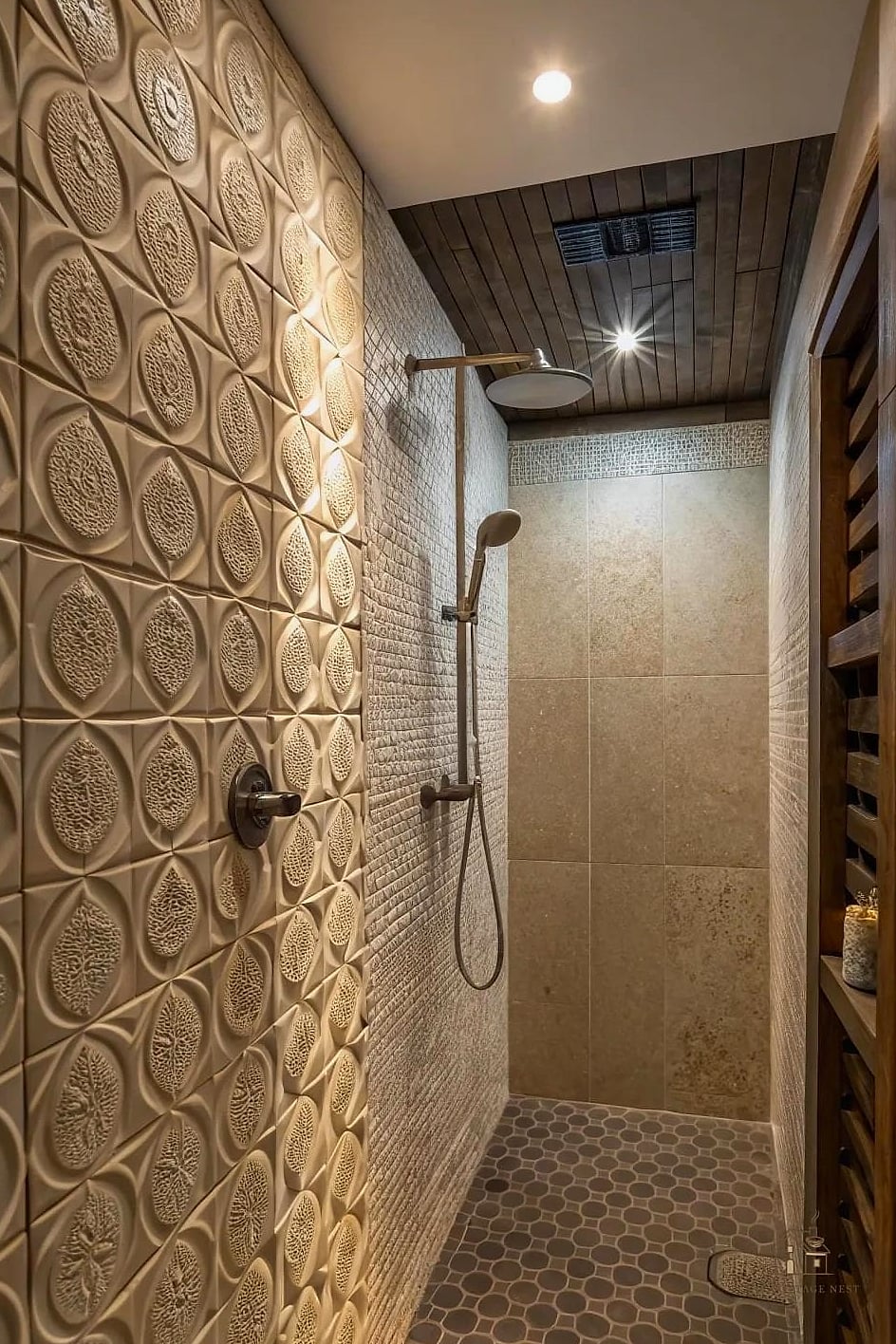 21 Clever Wood Tile Shower Ideas for Every Style 18 Small Shower, Big Wood Tile Planks