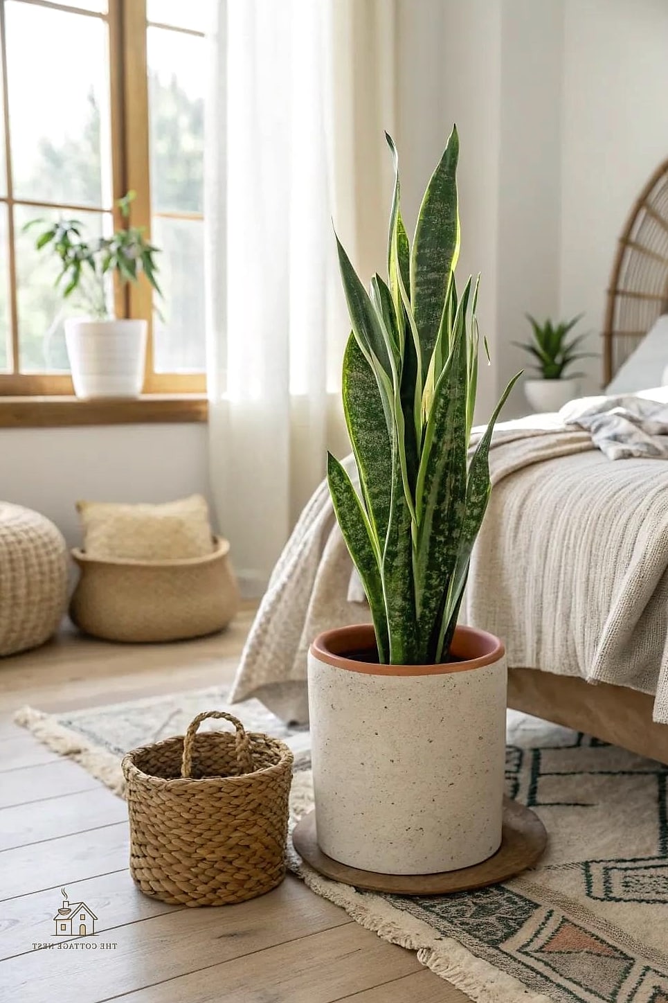 Snake Plant on the Nightstand