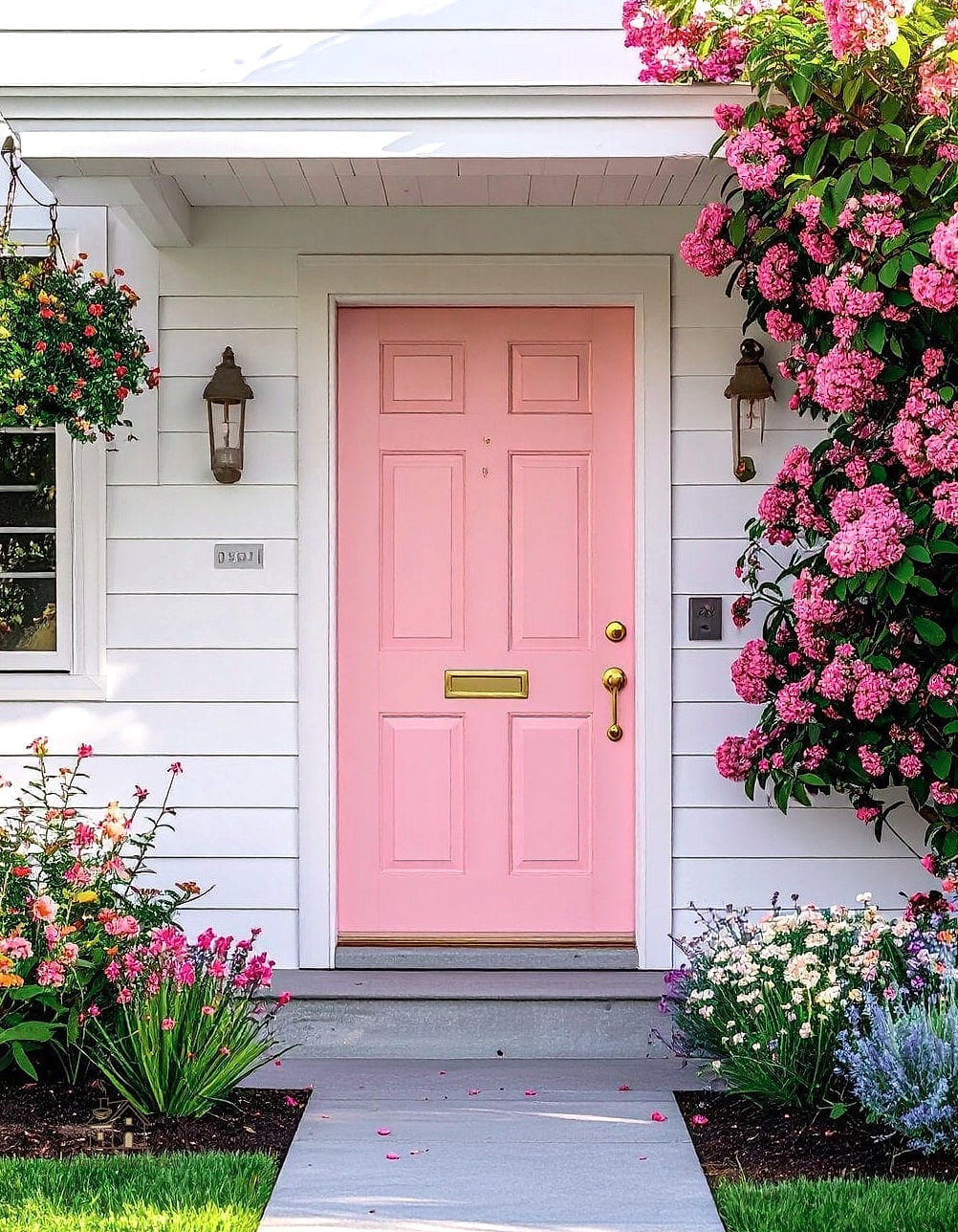 27 Cozy Door Painting Ideas Bedroom Worth Pinning 4 Soft Blush Pink for Gentle Femininity