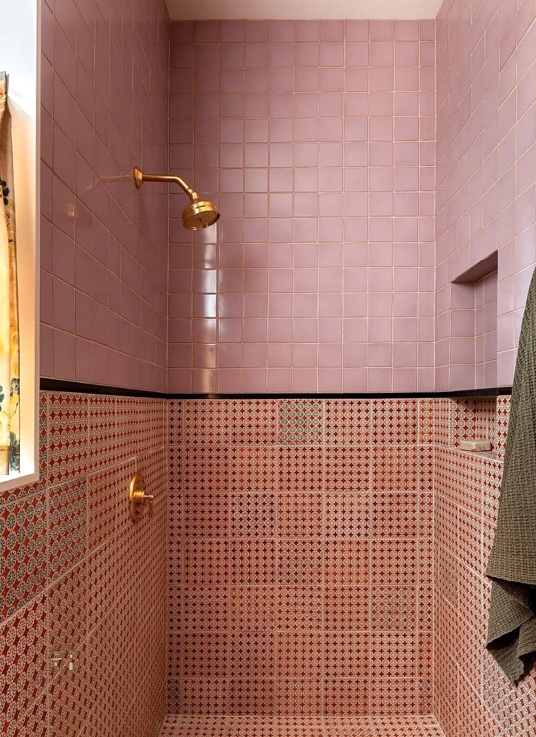 30 Cozy Shower Tile Ideas Worth Pinning 30 Soft Blush Pink Subway Tile