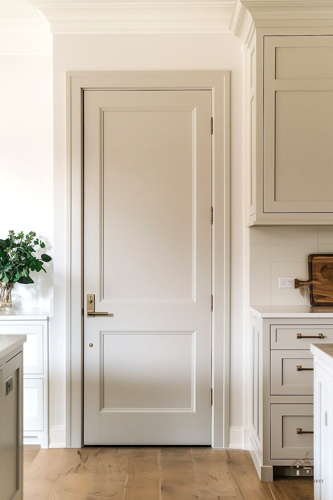 27 Cozy Door Painting Ideas Bedroom Worth Pinning 21 Soft Cream with High-Gloss Finish