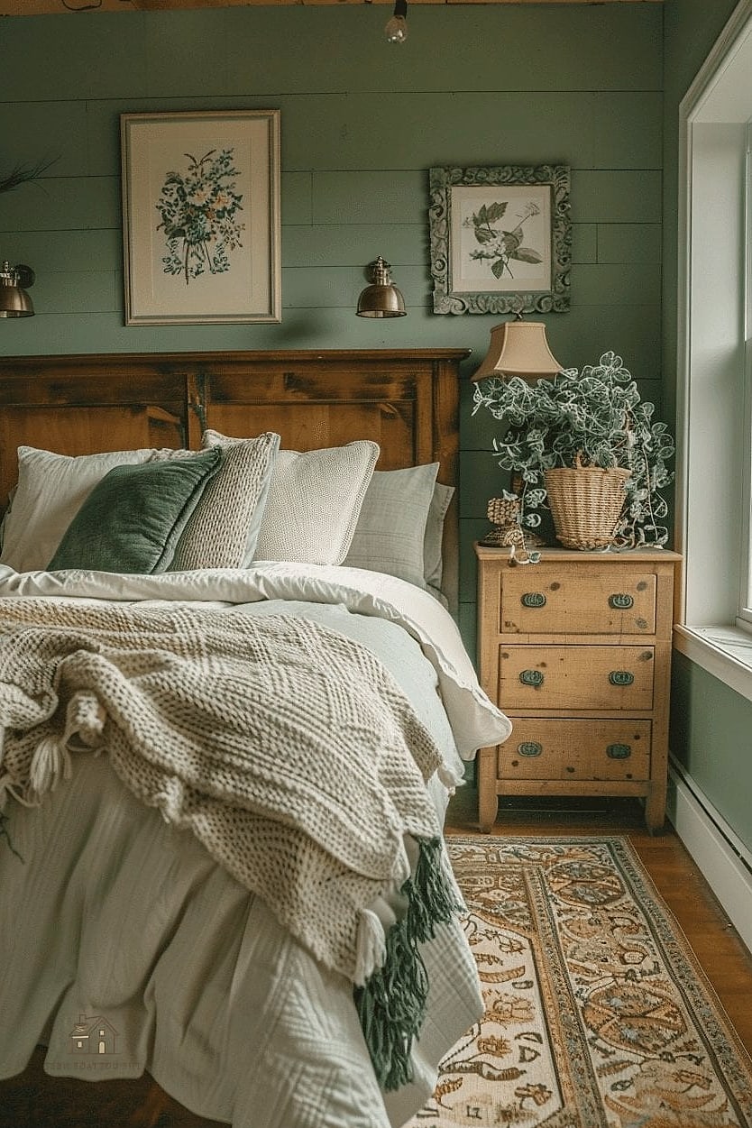 Soft Sage Green Walls