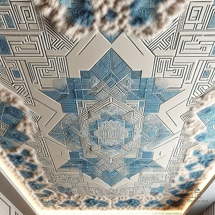 25 Clever Down Ceiling Design Bedrooms Ideas for Every Style 6 Star-Pattern Ceiling with Fiber Optic Lights