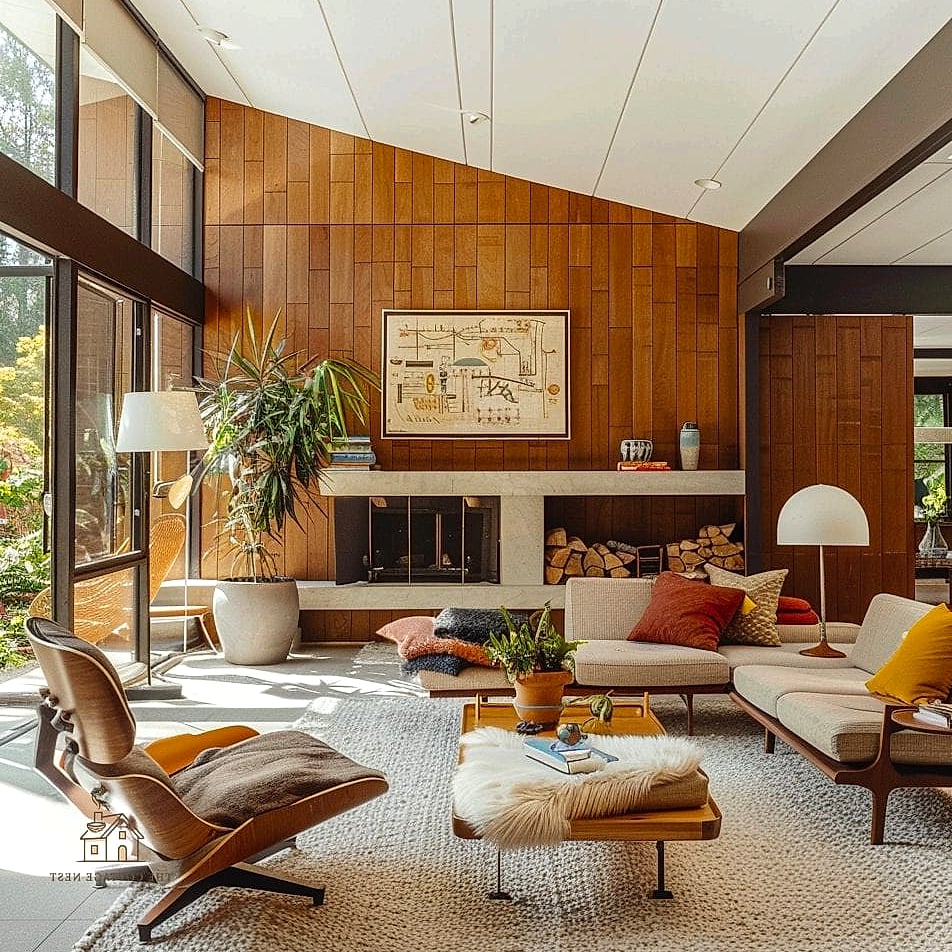 15 Brilliant Mid Century Bedroom Ideas to Copy Right Now 10 Statement Area Rugs