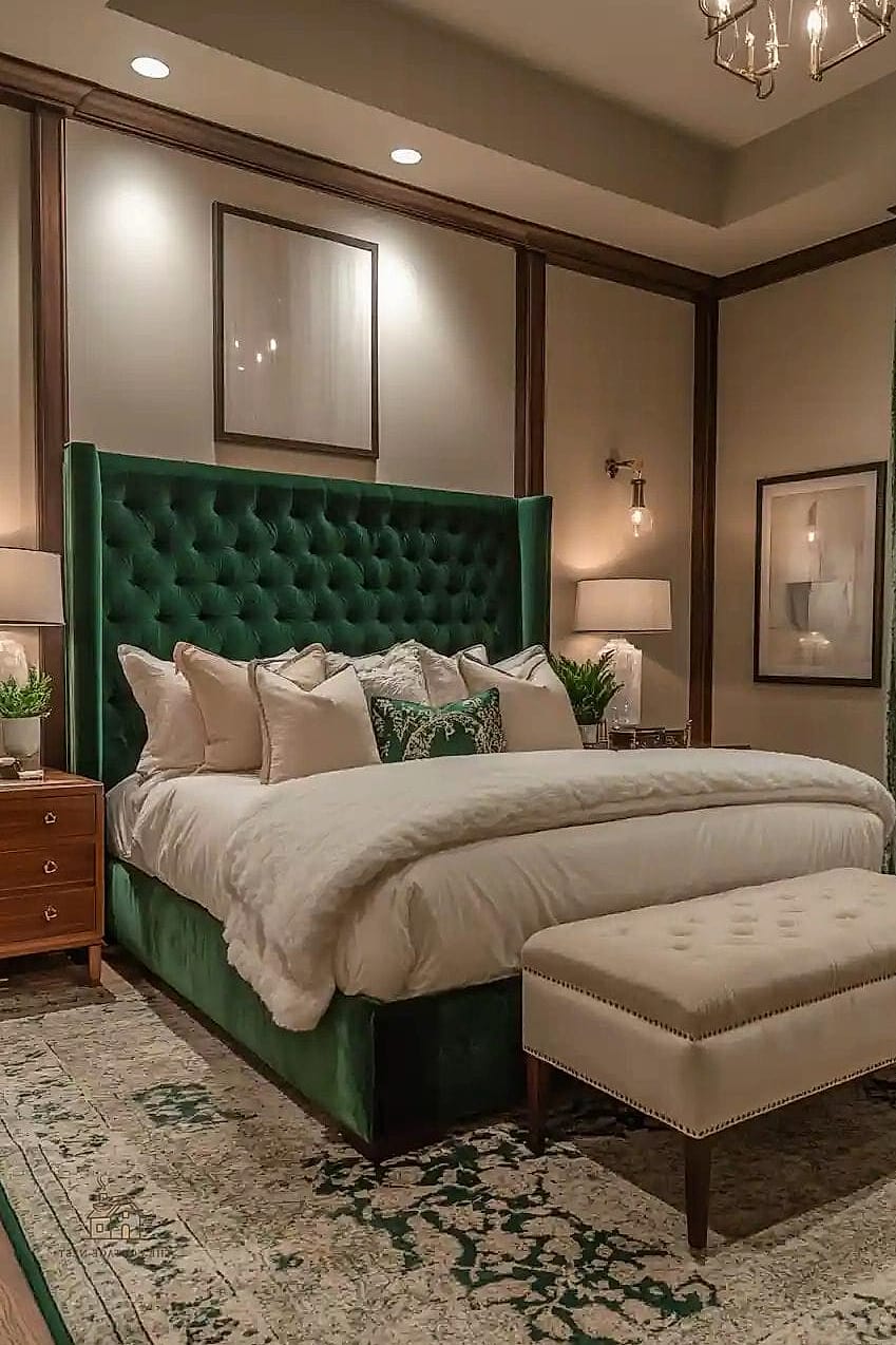23 Beautiful Master Bedrooms Decor Ideas to Transform Your Space 3 A Statement Headboard