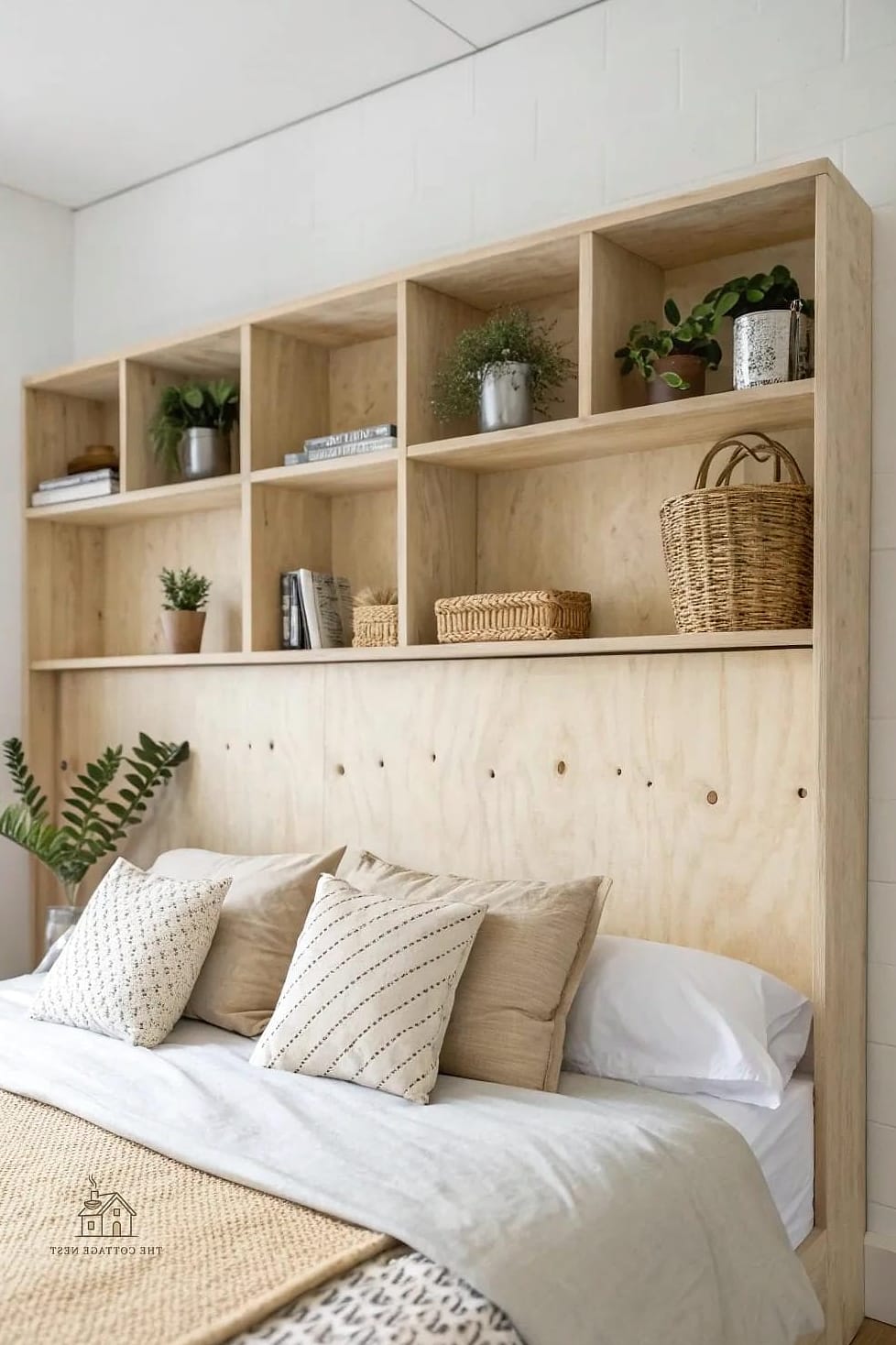 35 Chic Bedroom Storage Ideas for a Beautiful Home 35 A Storage Headboard