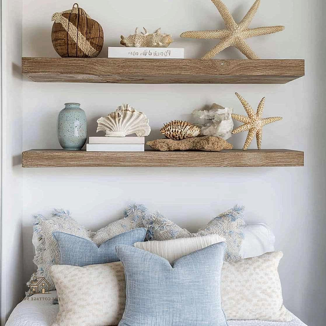 Style an Open Shelf with Coastal Treasures