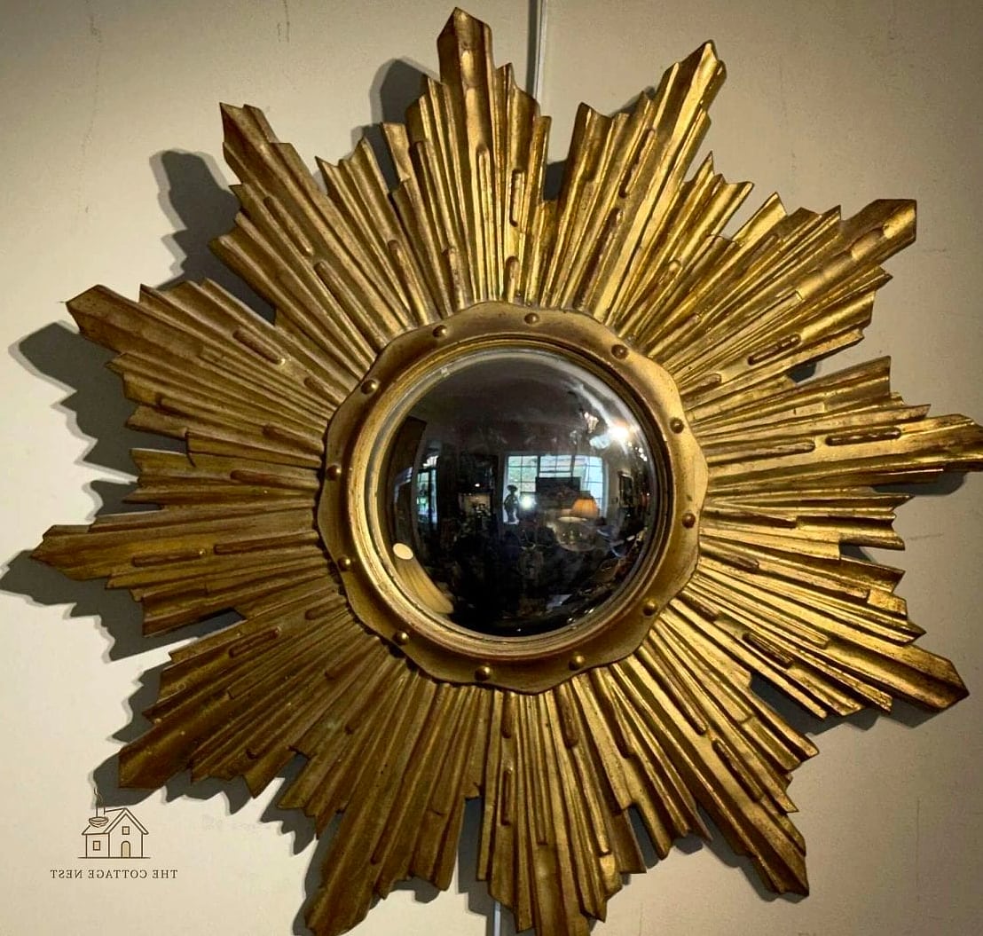 15 Brilliant Mid Century Bedroom Ideas to Copy Right Now 4 Sunburst Mirrors as Wall Art