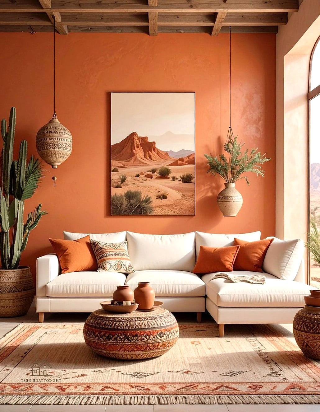 15 Stunning Modern Boho Bedroom Ideas You'll Absolutely Love 9 Terracotta and Rust Accent Colors