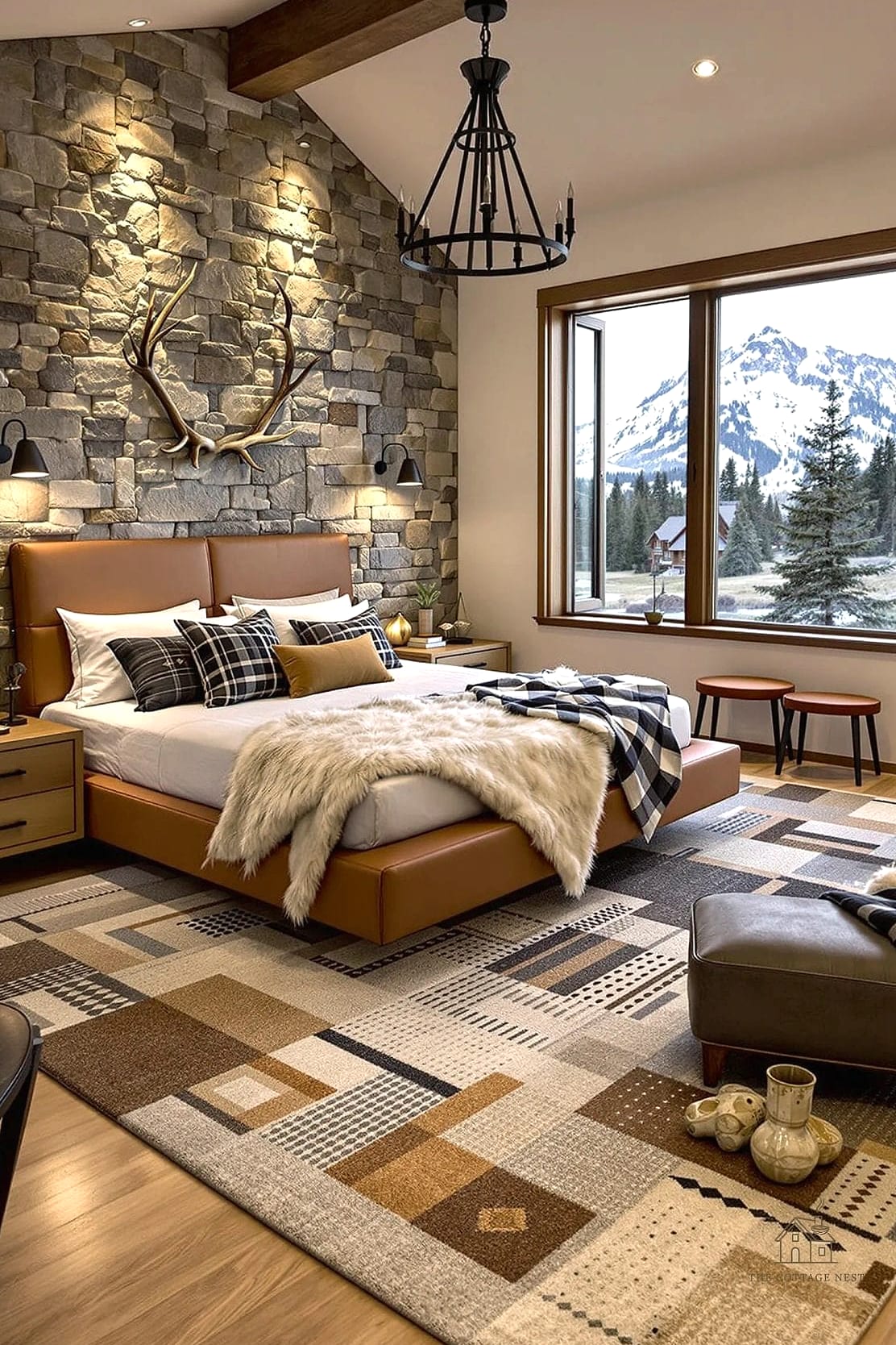 23 Beautiful Master Bedrooms Decor Ideas to Transform Your Space 8 A Textured Area Rug