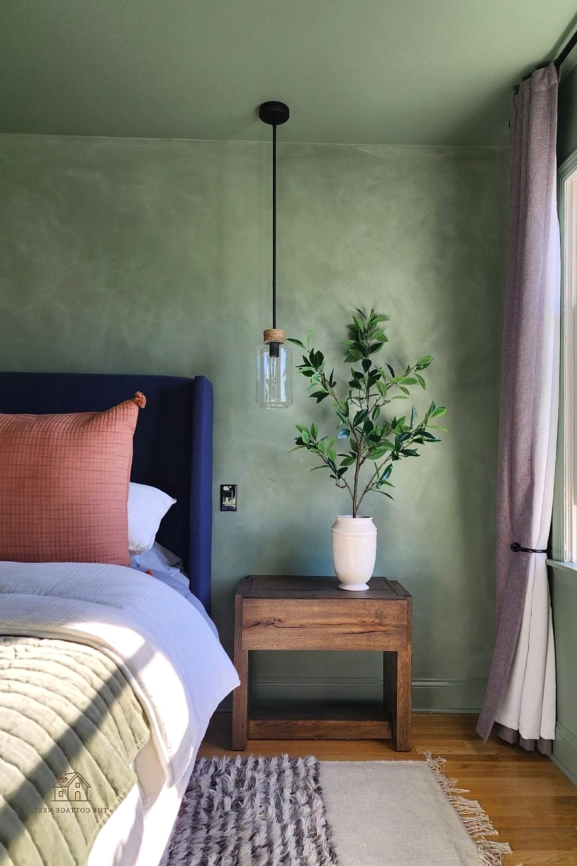 Textured Lime Wash Finish