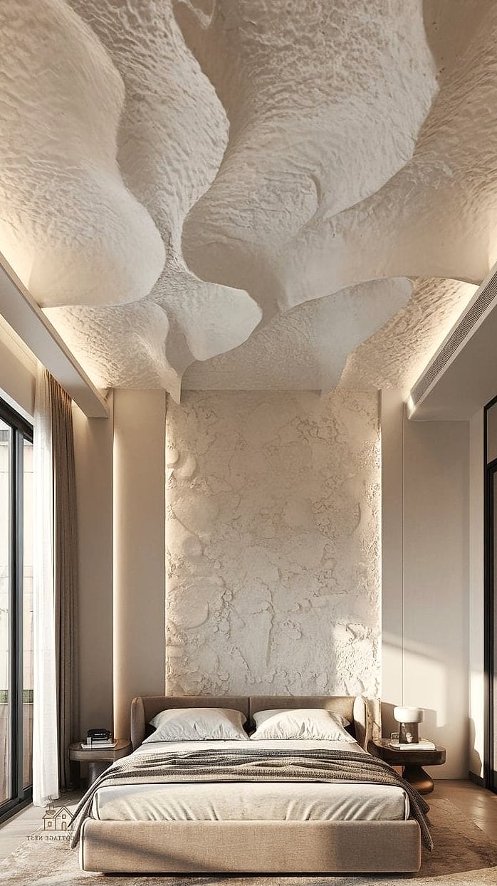 Textured Plaster Ceiling