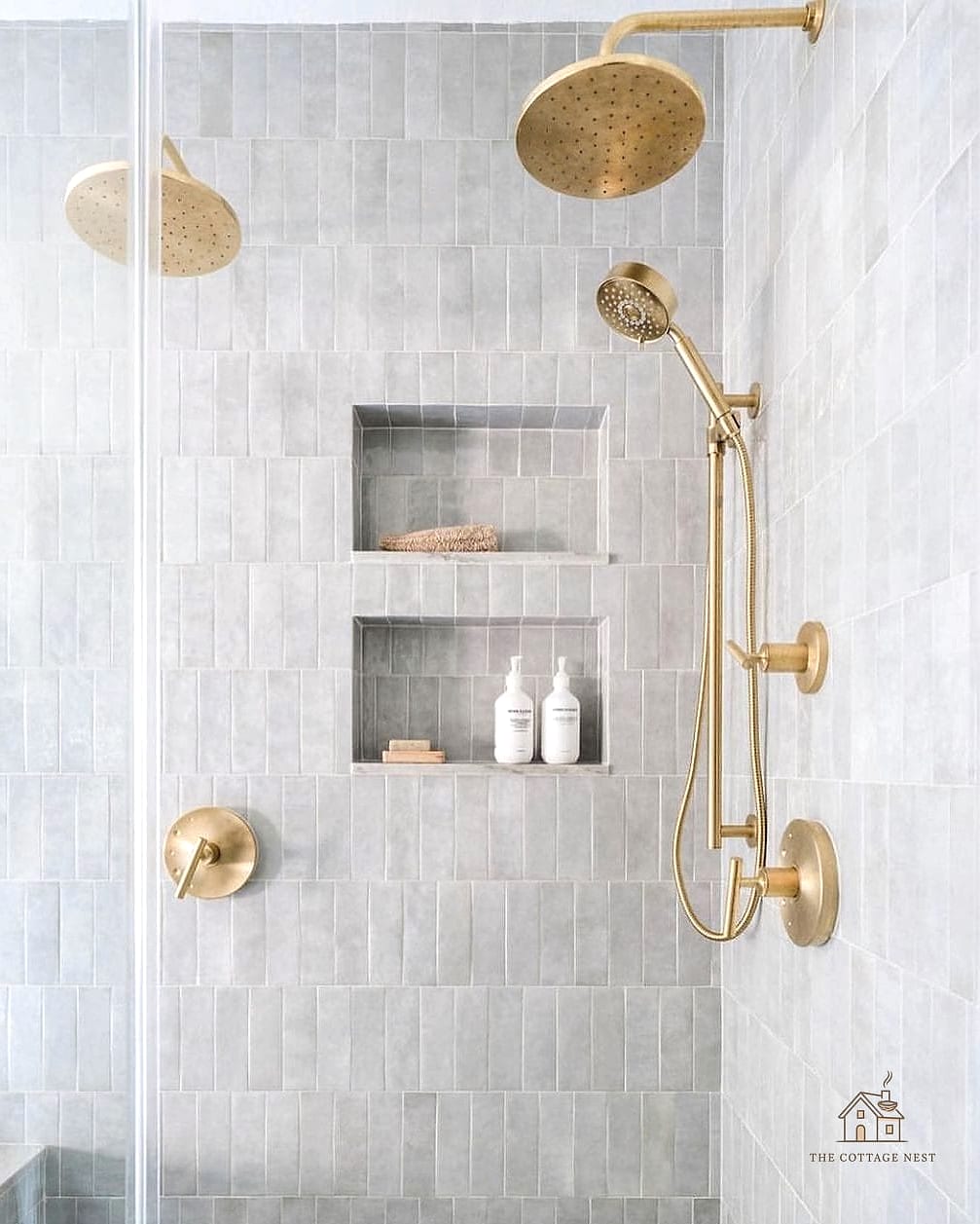 27 Dreamy Shower Niche Ideas to Try This Season 18 Textured Tile Niche