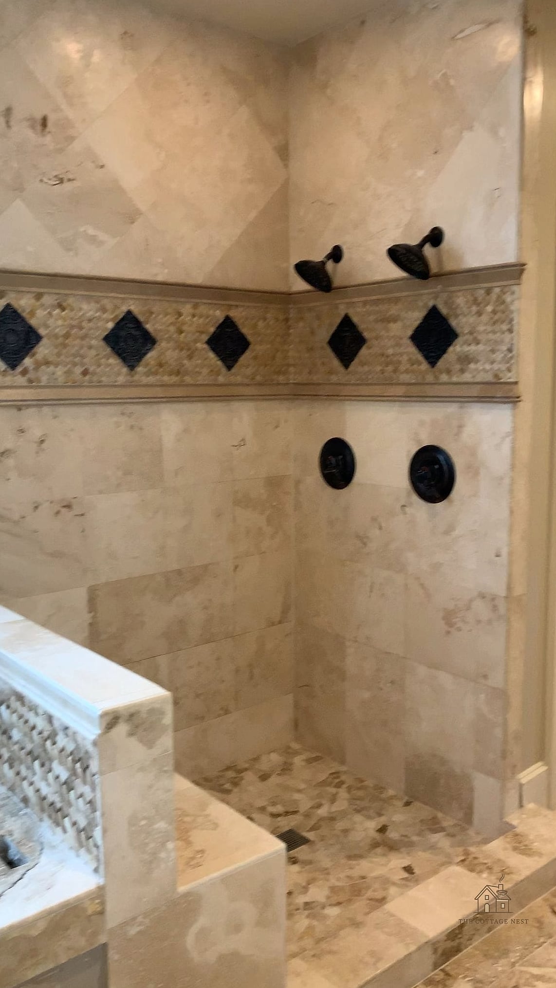 26 Gorgeous Stone Shower Ideas That Are Totally Doable 4 Travertine Walls with a Honed Finish