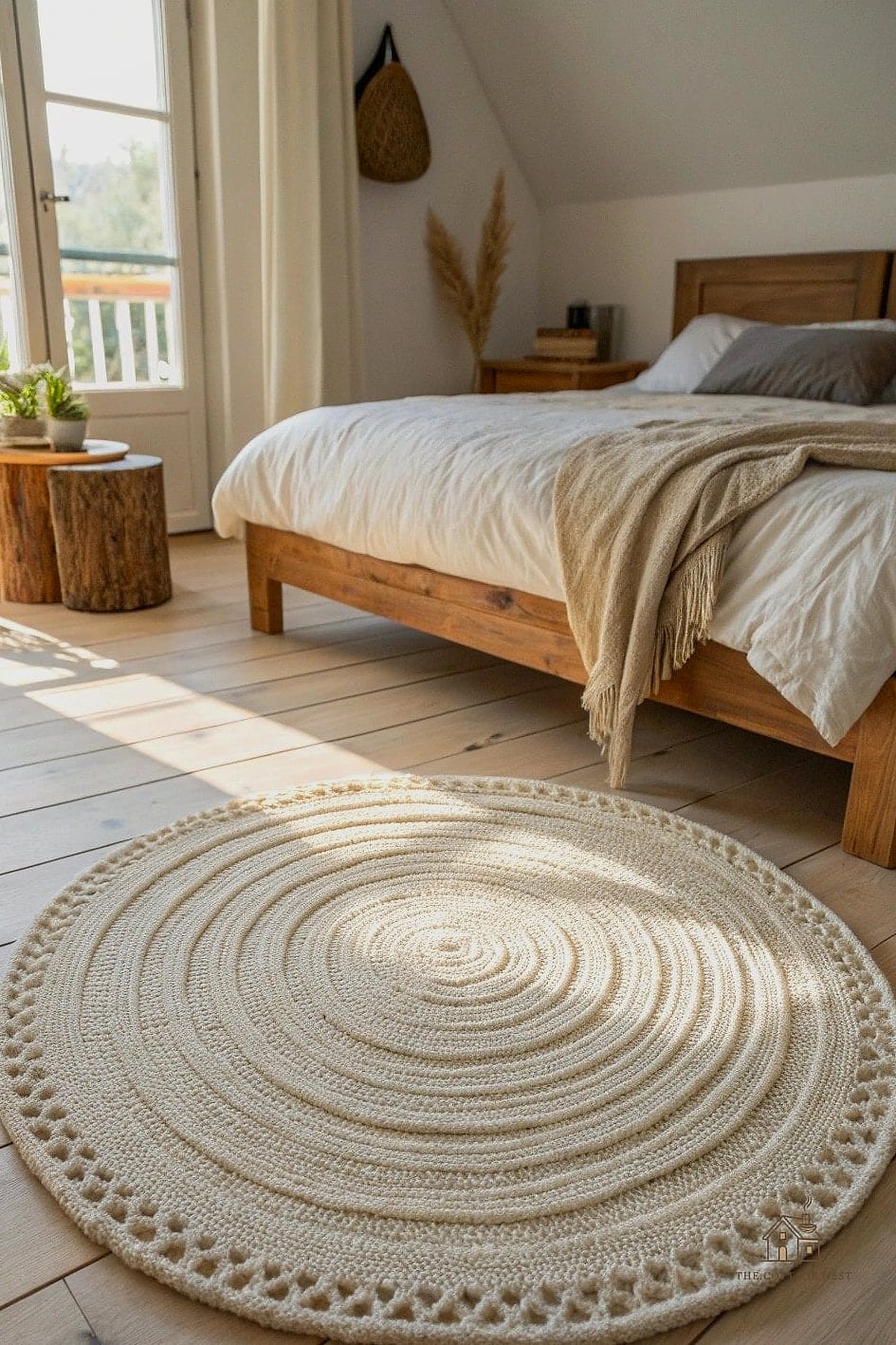 Try a Round Rug for Softness