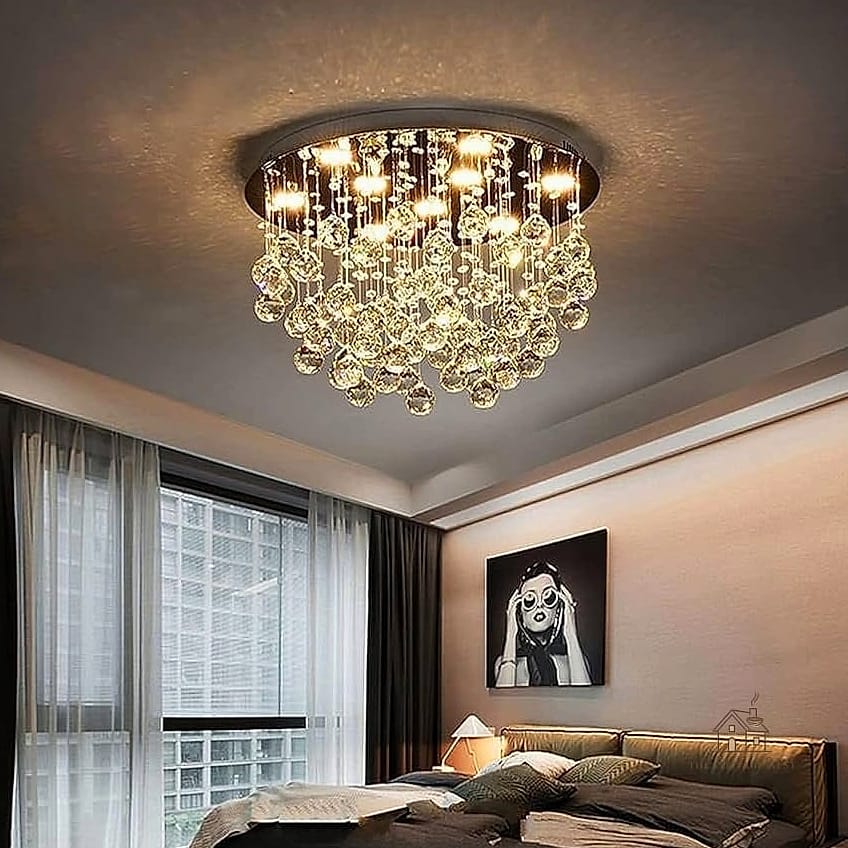 19 Creative Bedroom Chandelier Ideas That Will Inspire You 14 Two Matching Chandeliers Flanking the Bed
