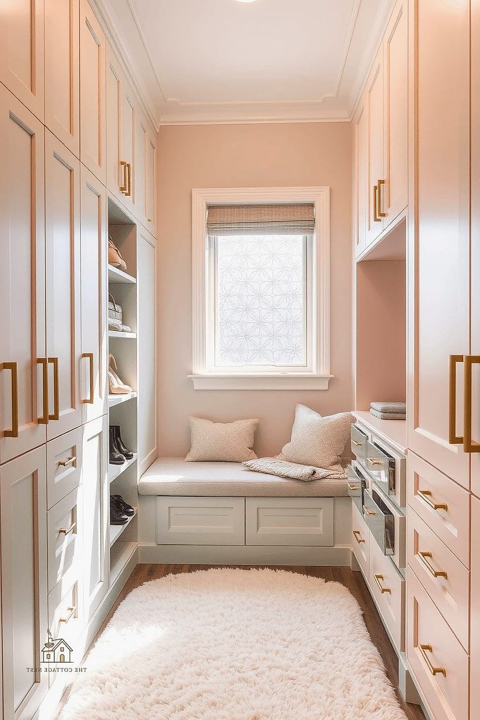 22 Dreamy Wall Closet Ideas Bedroom to Try This Season 6 Two-Tone Closet Cabinetry