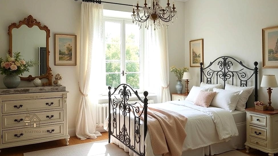 30 Dreamy Guest Bedroom Ideas to Try This Season 14 Use a Vintage or Antique Dresser