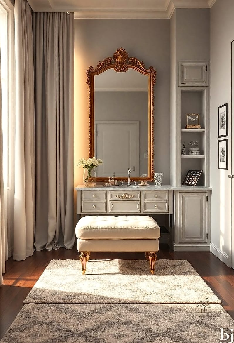 A Vanity or Dressing Table Corner