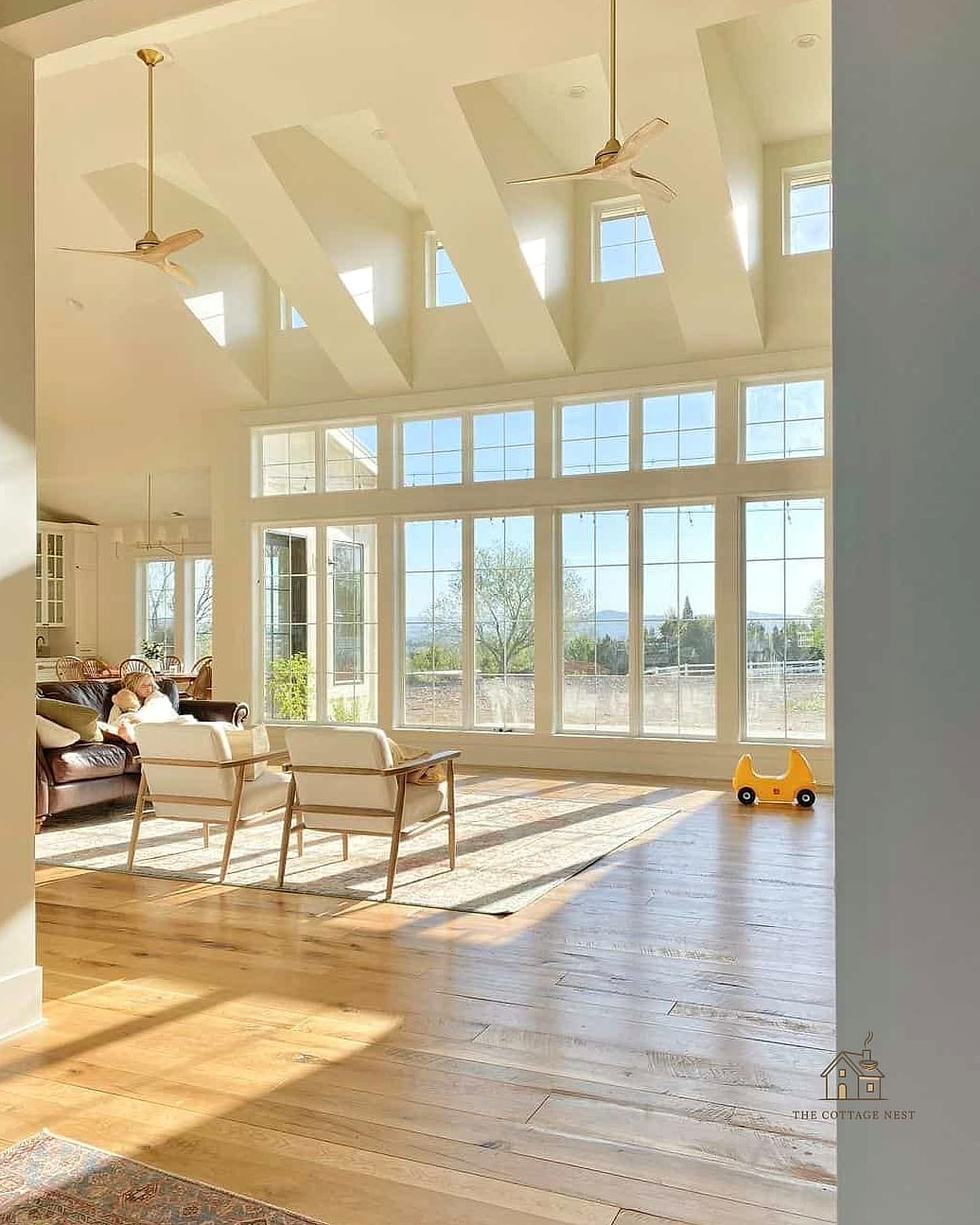 Vaulted Ceilings with Exposed Beams