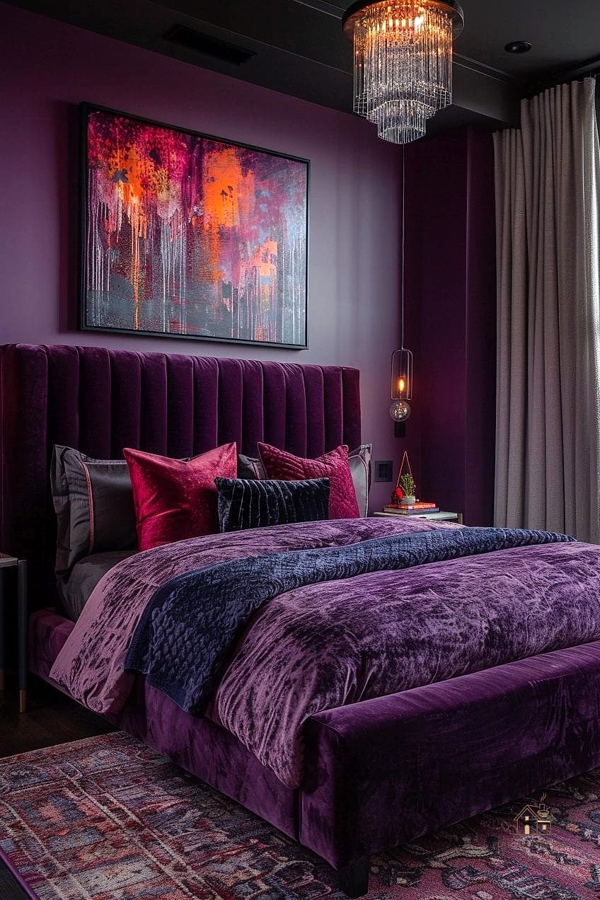25 Creative Apartment Bedroom Decor Ideas On A Budget That Will Inspire You 17 A Velvet or Textured Throw Blanket