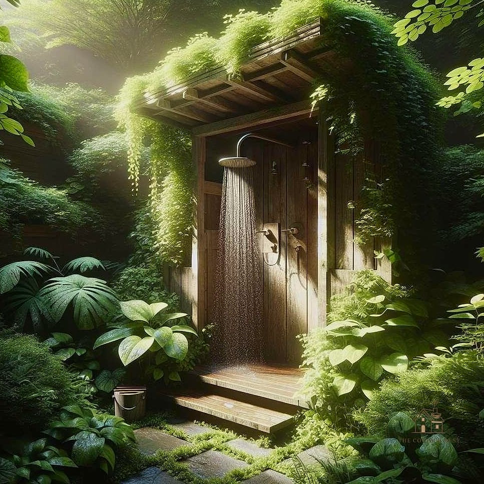 25 Stunning Outdoor Shower Ideas You'll Absolutely Love 18 Vertical Herb Garden Wall