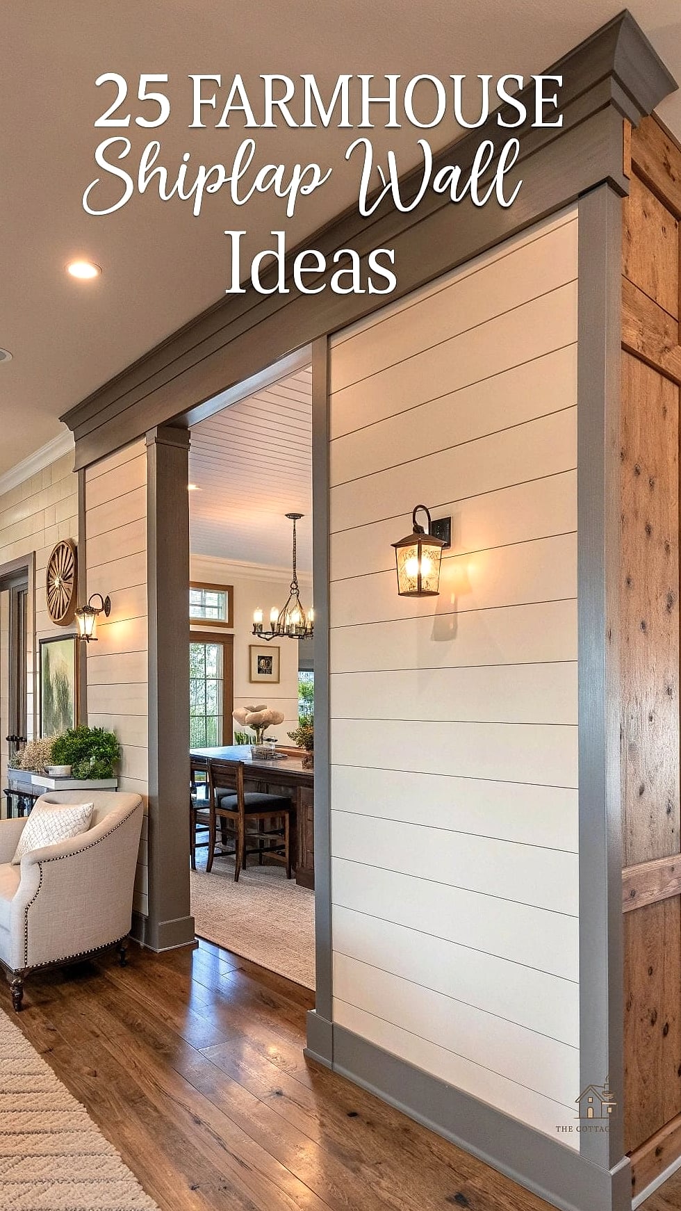 35 Stunning Farmhouse Walk In Shower Ideas You'll Absolutely Love 11 Vertical Shiplap in the Shower Itself