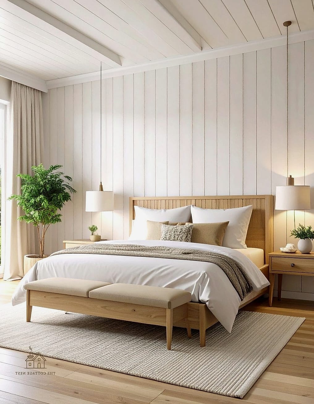 Vertical Shiplap for a Taller Feel