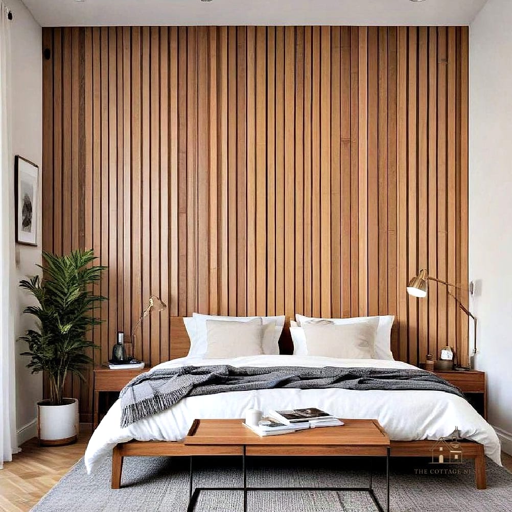 Vertical Wood Slats