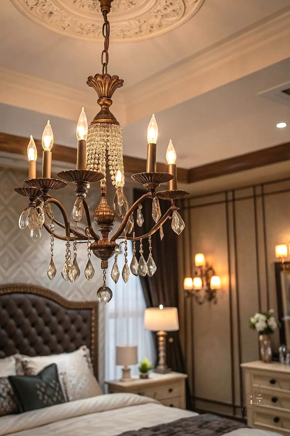 19 Creative Bedroom Chandelier Ideas That Will Inspire You 6 Vintage or Antique Chandelier Find
