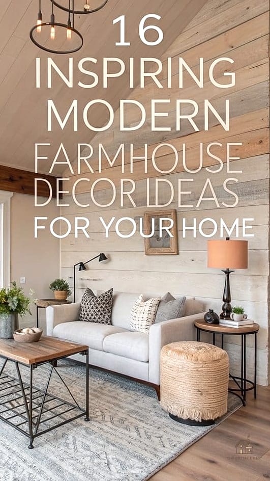 25 Creative Modern Farmhouse Bedroom Ideas That Will Inspire You 23 Vintage-Inspired Area Lighting