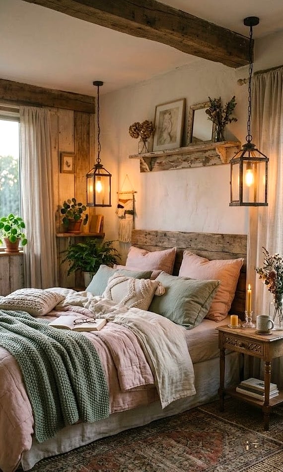 40 Dreamy Bedroom Lighting Ideas to Try This Season 11 Vintage-Inspired Brass Sconces