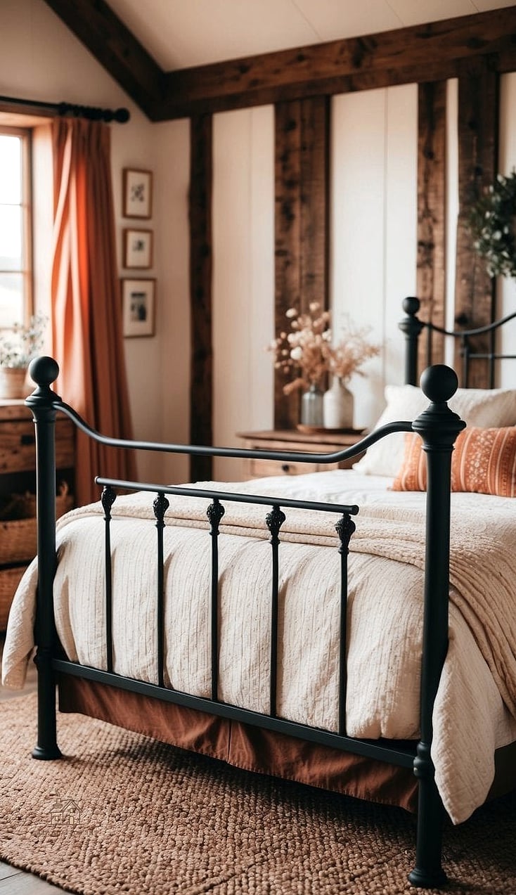 Vintage Iron Bed Frame