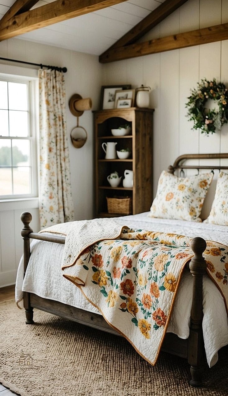 Vintage Quilt as Wall Art