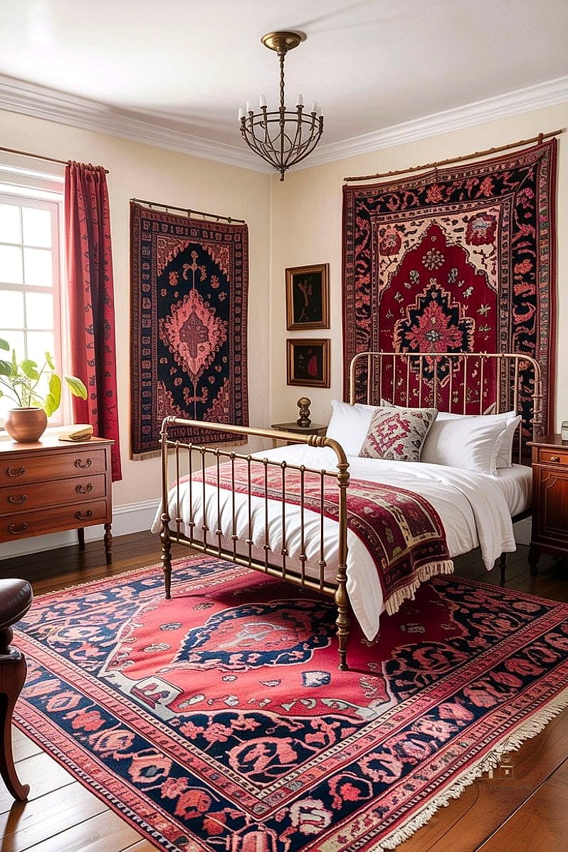 Vintage-Style Persian Rugs for Warmth