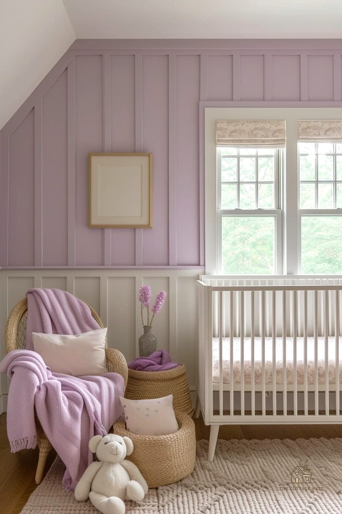 20 Cozy Bedroom Wainscoting Ideas Worth Pinning 17 Wainscoting in a Kids or Nursery Bedroom