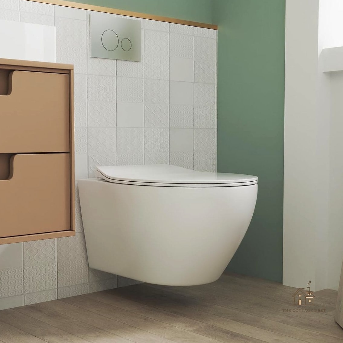 35 Chic Back Of Toilet Decor Ideas for a Beautiful Home 24 Wall-Mounted Planter Trio