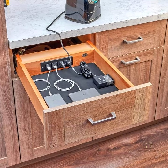 23 Clever Built In Wardrobe Around Bed for Every Style 16 Wardrobe with Built-In Charging Drawer