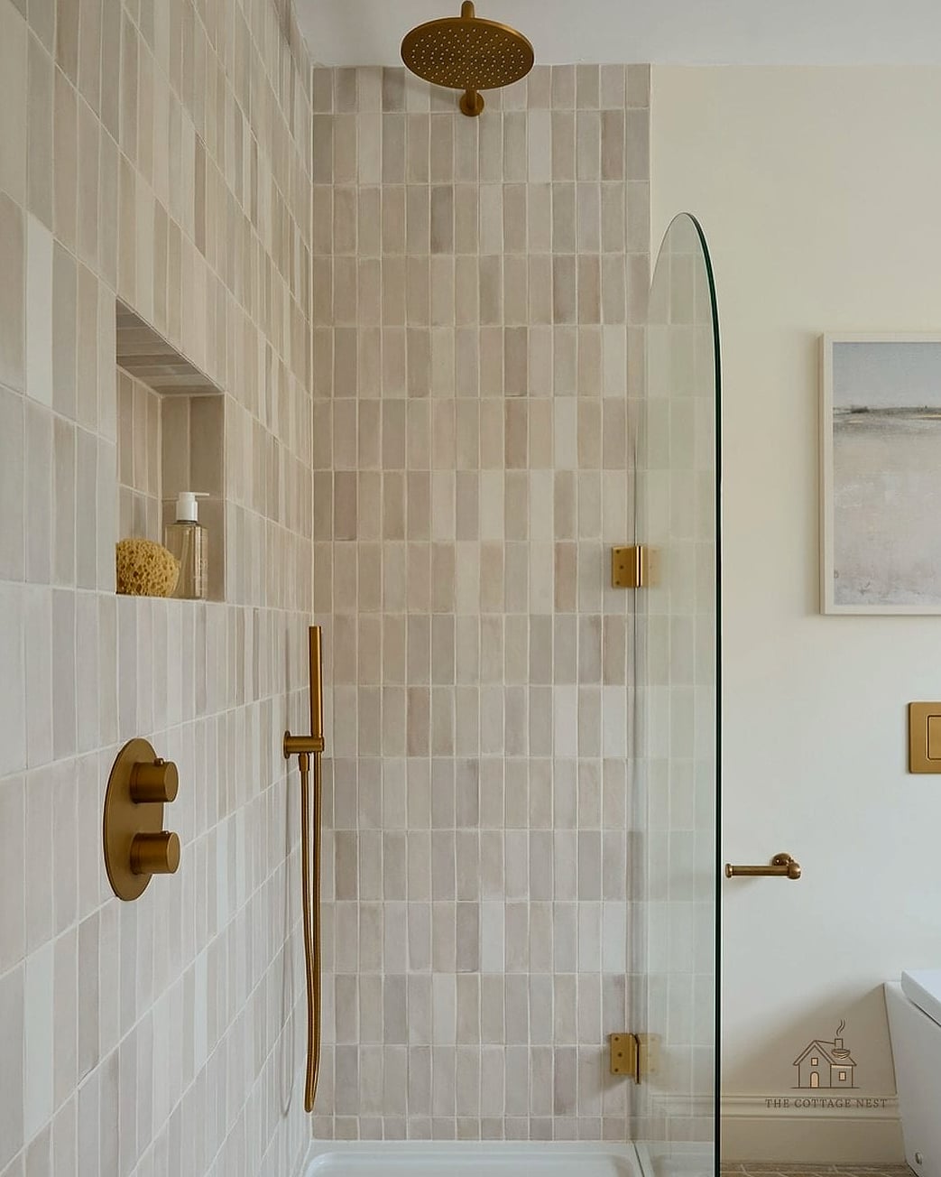 Warm Brass Fixtures and Hardware