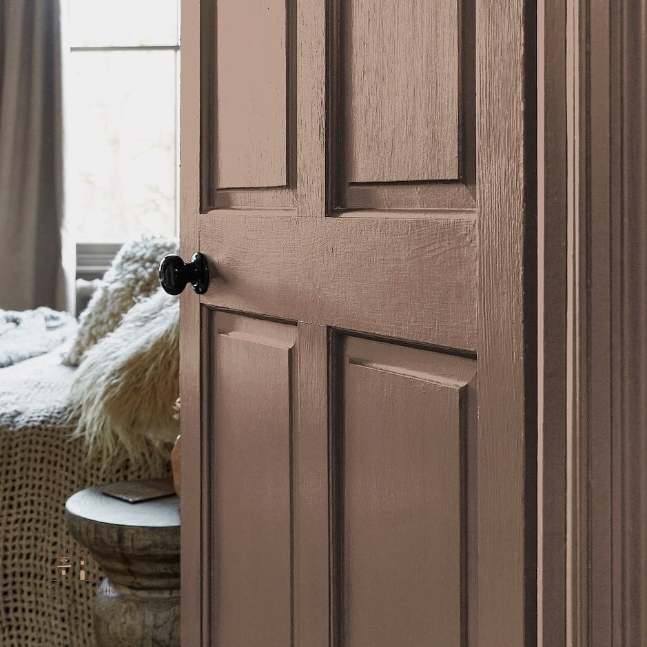 27 Cozy Door Painting Ideas Bedroom Worth Pinning 9 Warm Caramel for a Golden Hour Glow