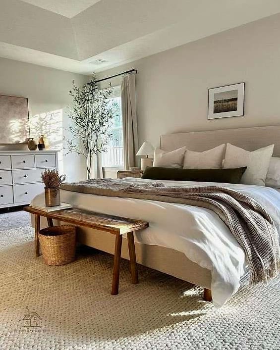 Warm Neutral Palette with Layered Textures