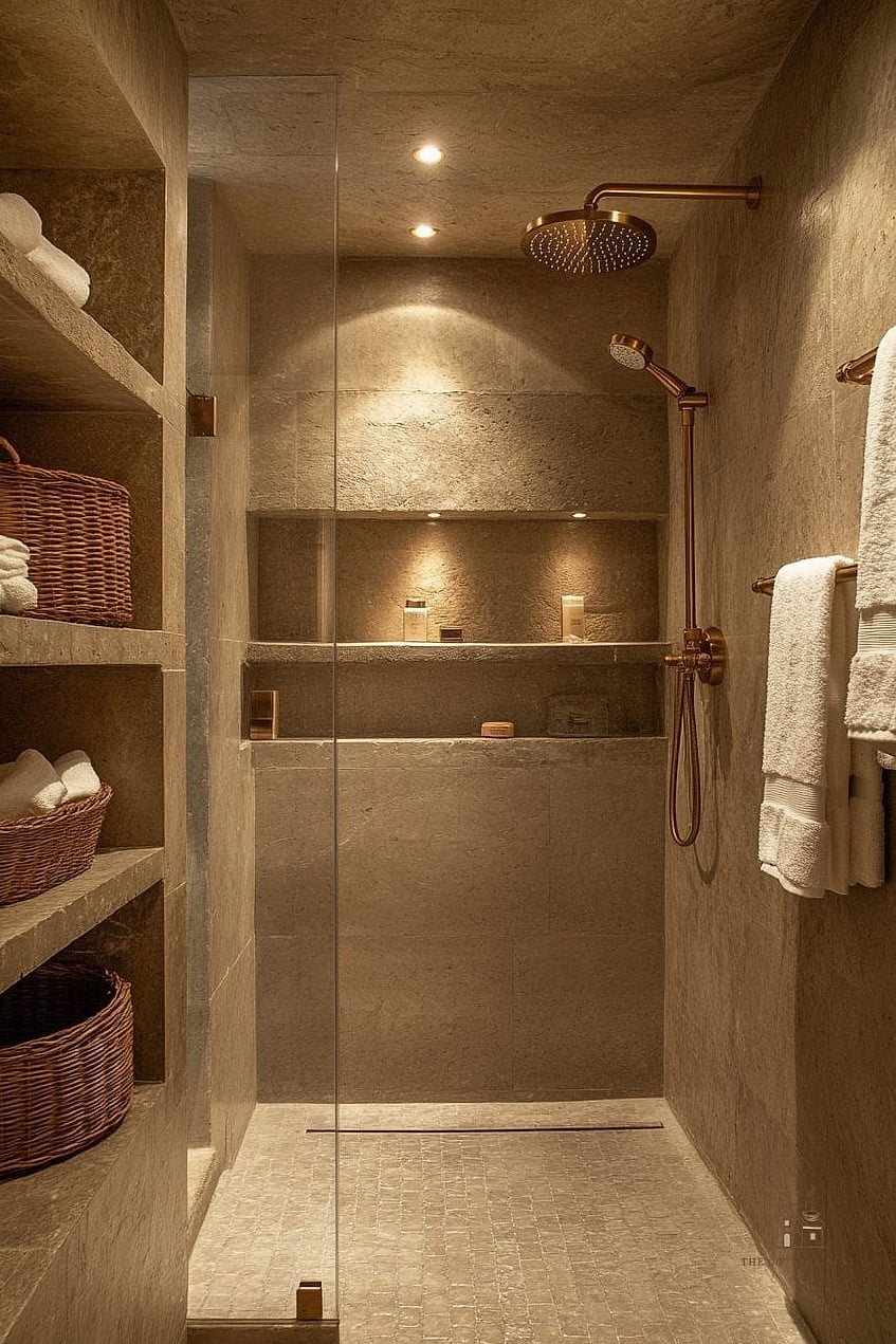 40 Cozy Walk In Shower With Wall No Door Worth Pinning 8 Wet Room Style with No Barrier at All