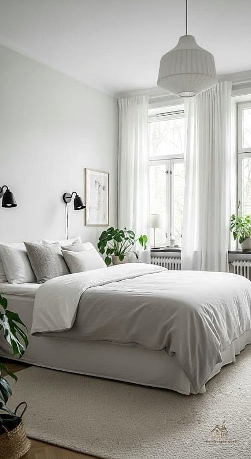 15 Brilliant Stockholm Style Bedroom to Copy Right Now 2 Whitewashed Walls With Warm Undertones