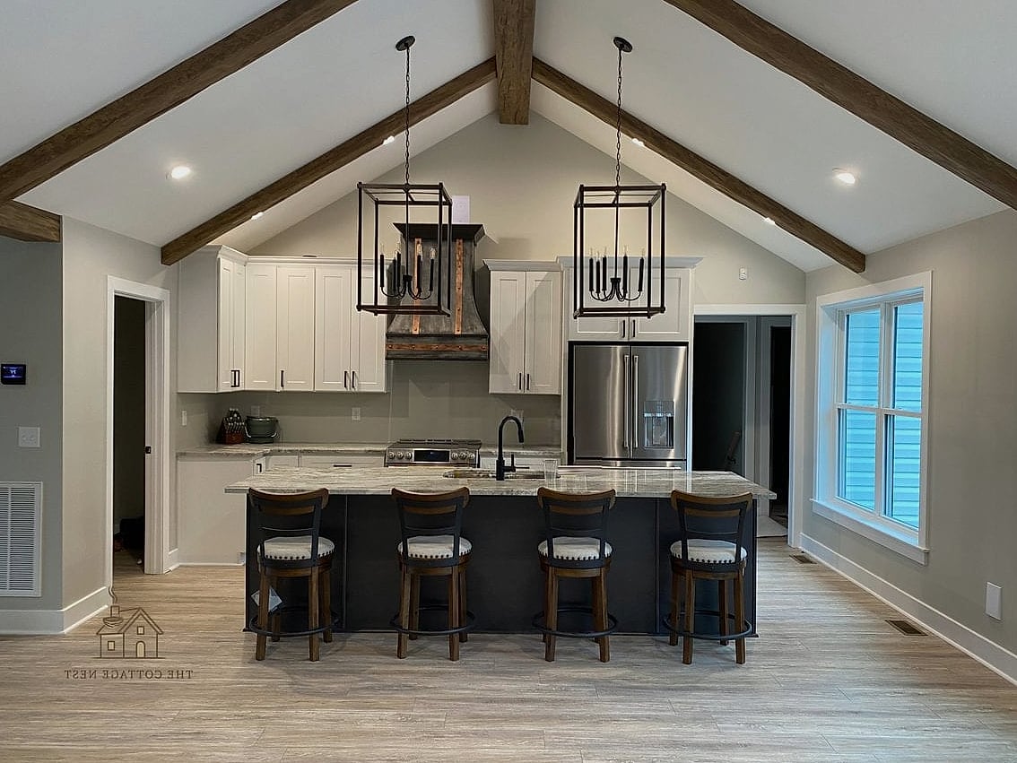 25 Clever Down Ceiling Design Bedrooms Ideas for Every Style 12 Wood Beam and Drywall Combo