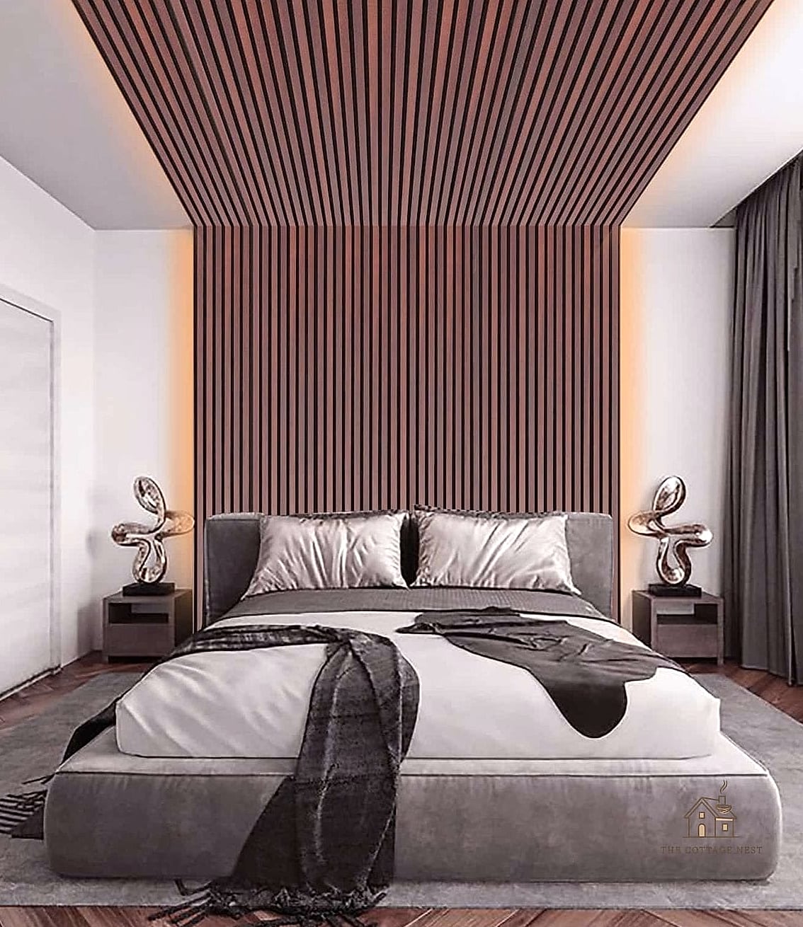 Wood Slat Ceiling Panels