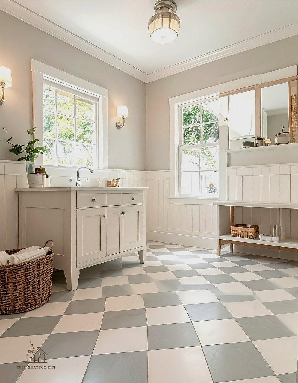 21 Clever Wood Tile Shower Ideas for Every Style 6 Wood Tile Paired with Black Fixtures