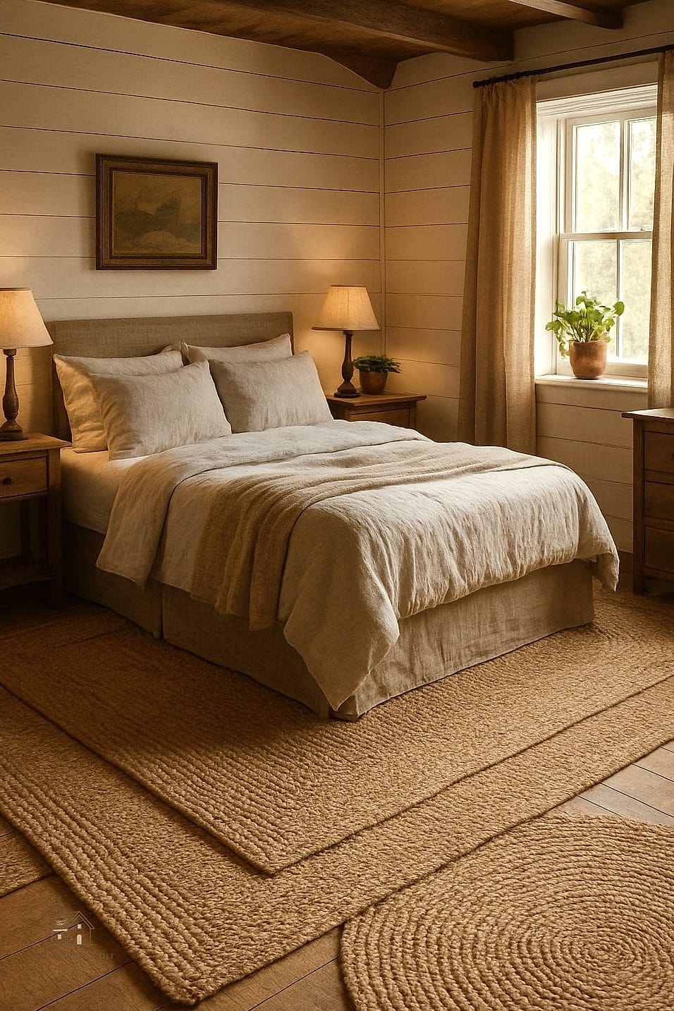 Woven Jute Area Rug