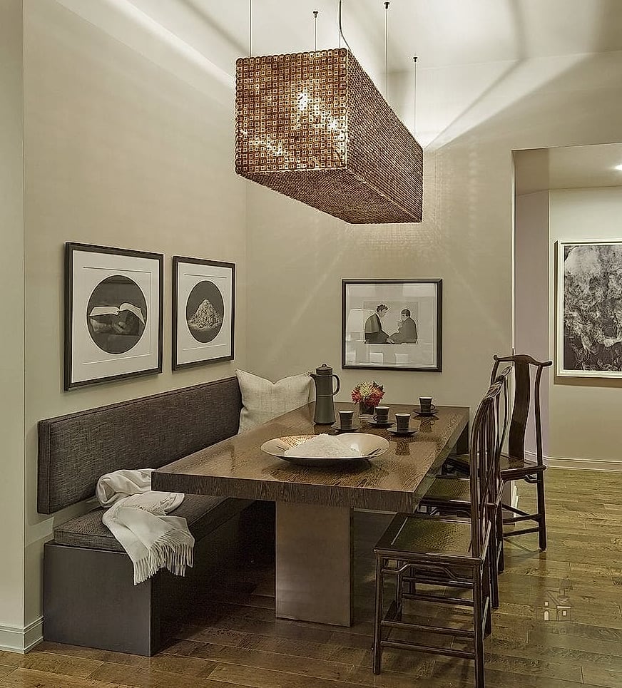 30 Amazing Dining Room Decor Ideas on a Budget 16 Add a Bench Instead of Chairs