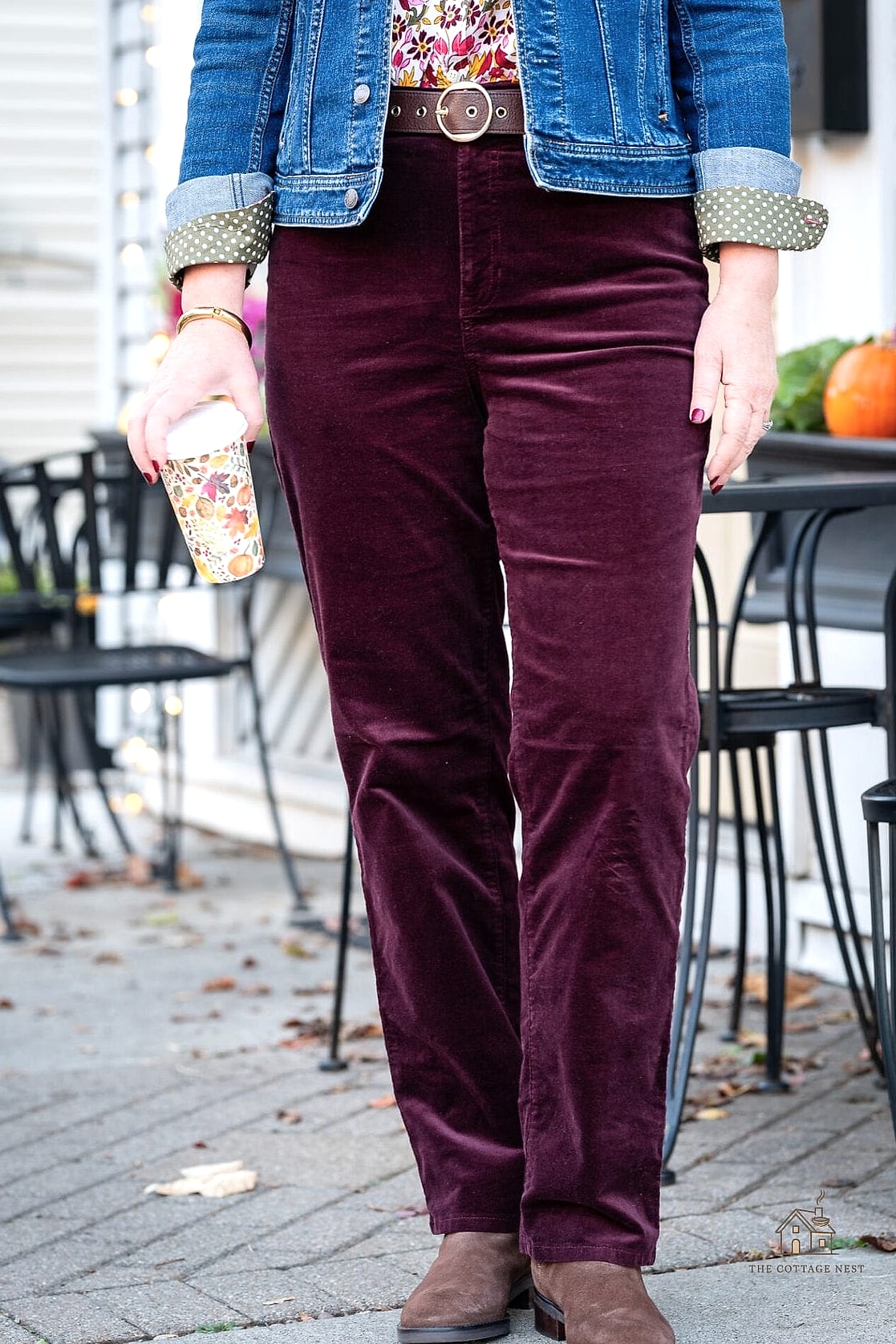 Add a Corduroy Accent Pillow