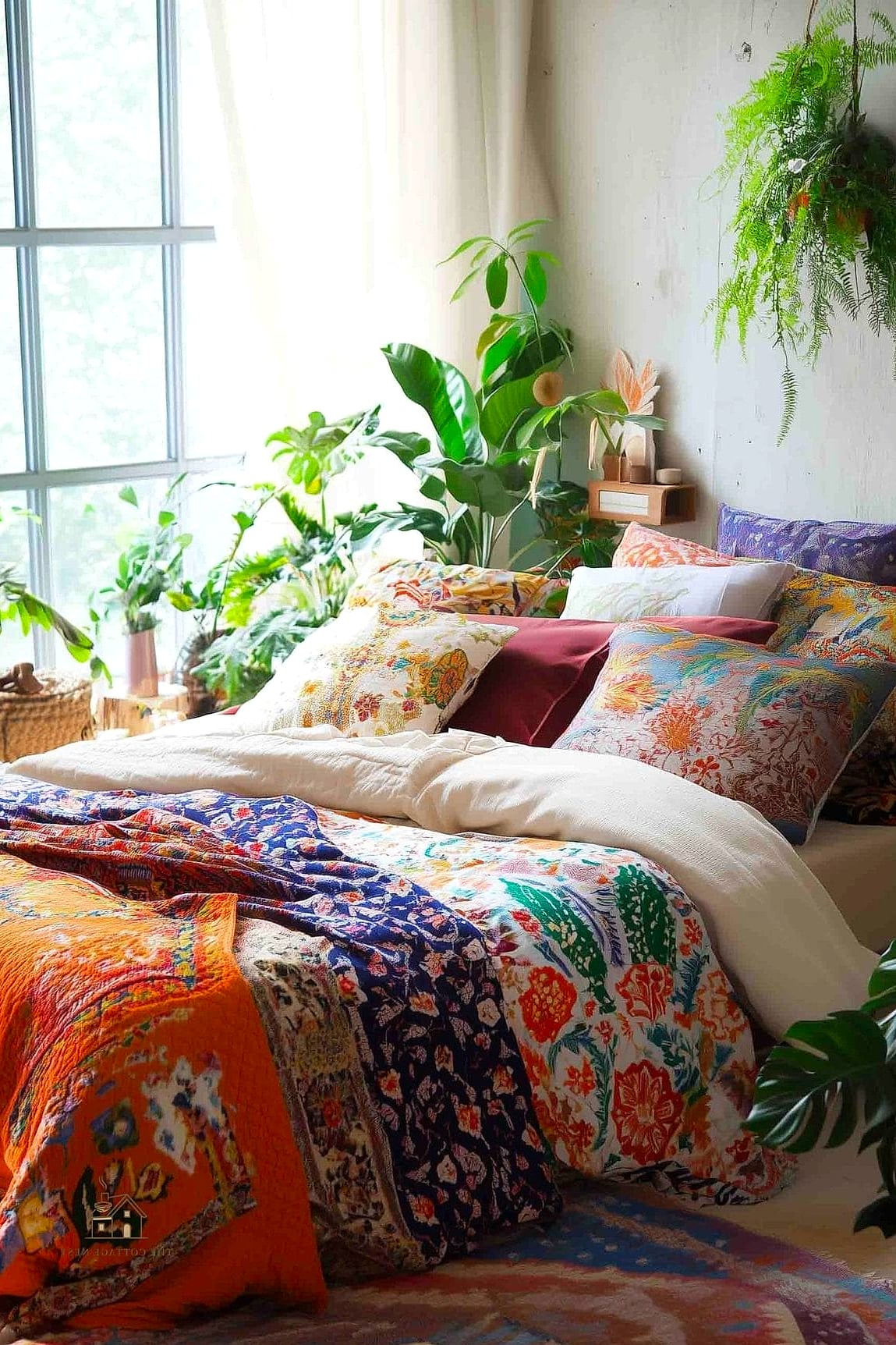 45 Dreamy Boho Bedroom Ideas That Feel Like a Retreat 43 Add a Patterned Accent Chair